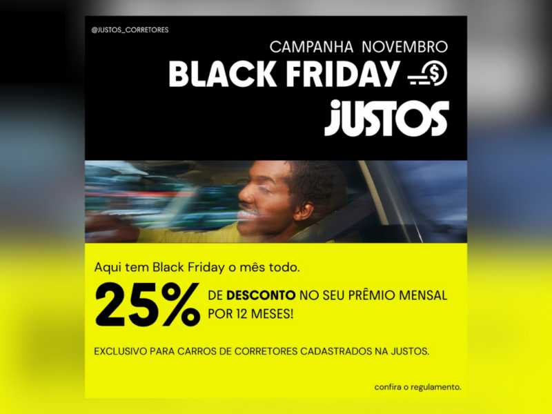 justos-oferece-25-de-desconto-durante-um-ano-para-corretores-parceiros-na-black-friday