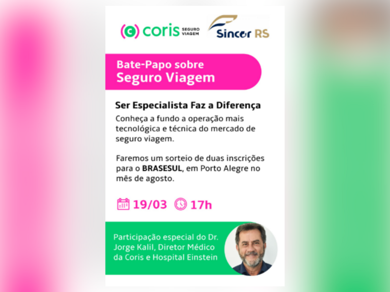 sincor-rs-convida-corretores-para-bate-papo-sobre-seguro-viagem